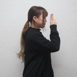 こんにちはの手話