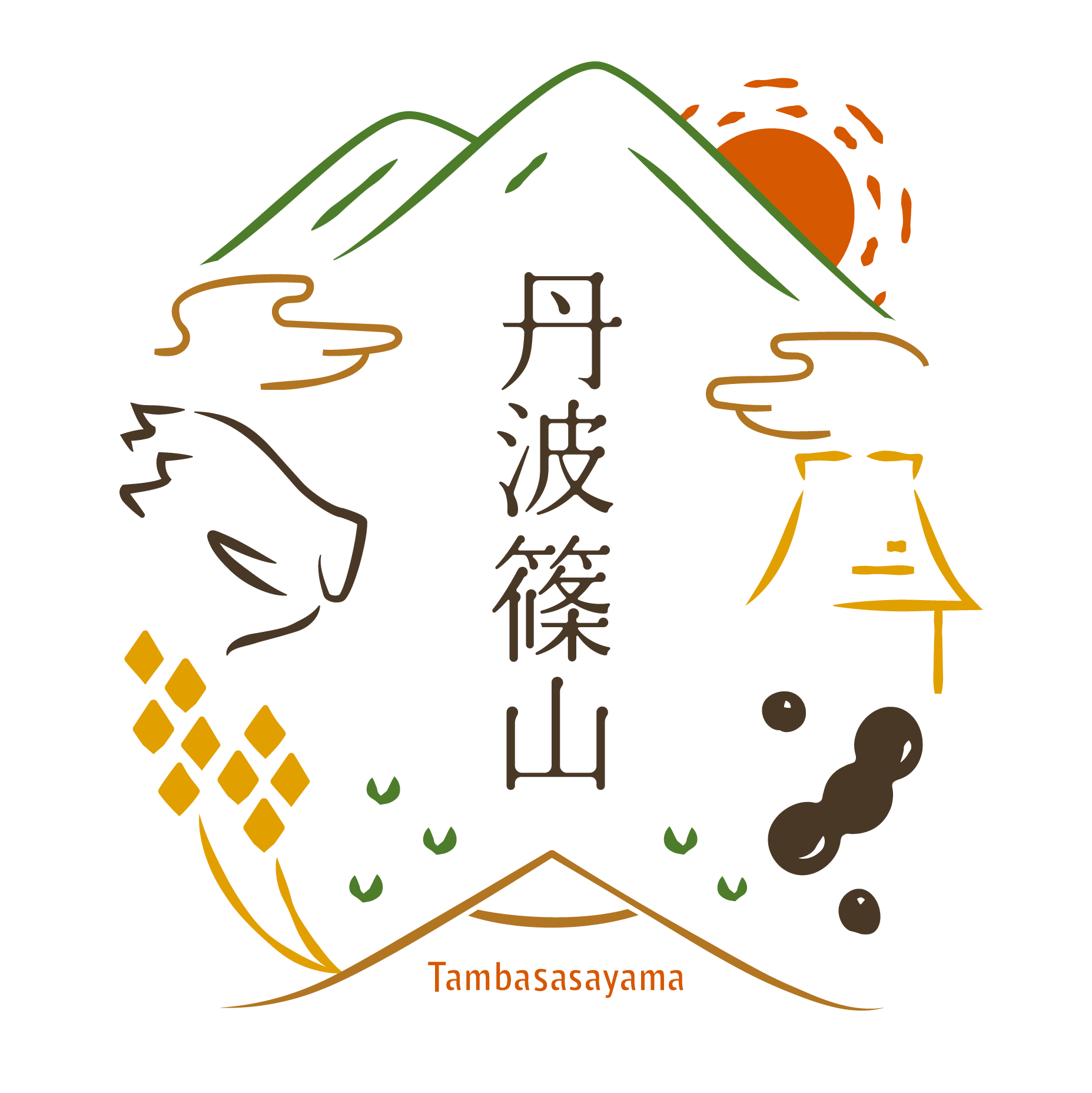 丹波篠山ブランドロゴマーク