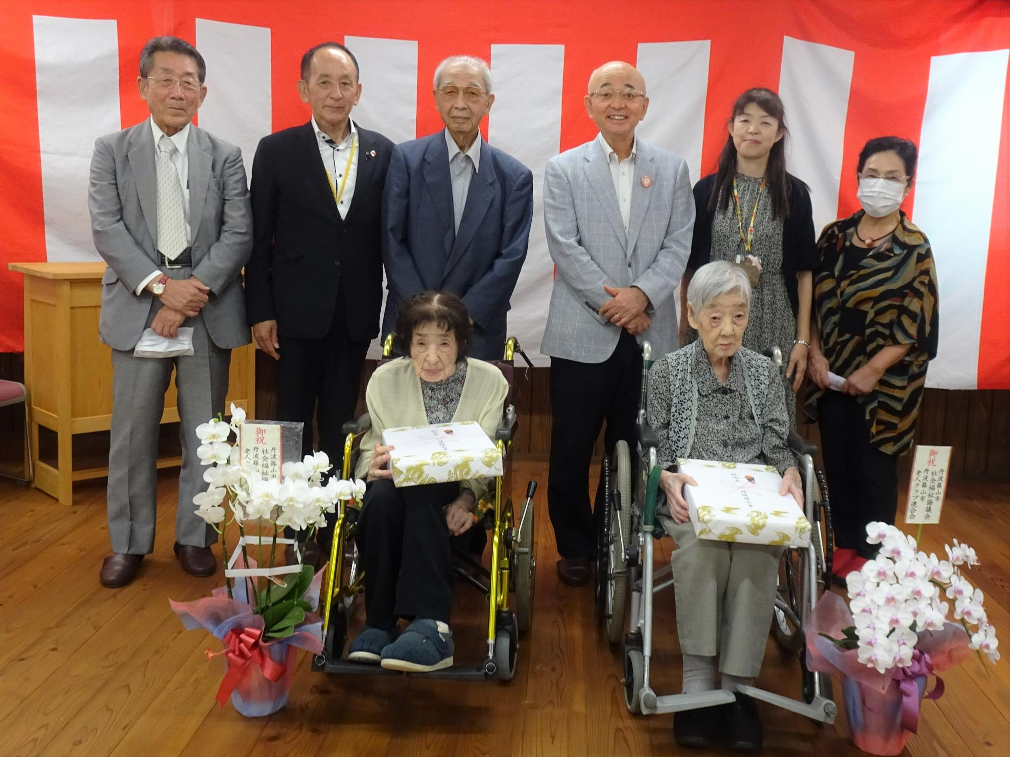 畑さんと畑中さんとの記念撮影