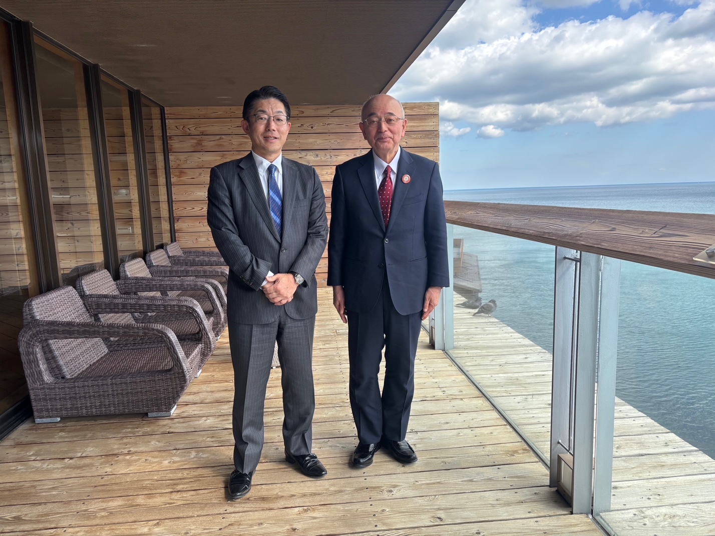 木下学社長と市長