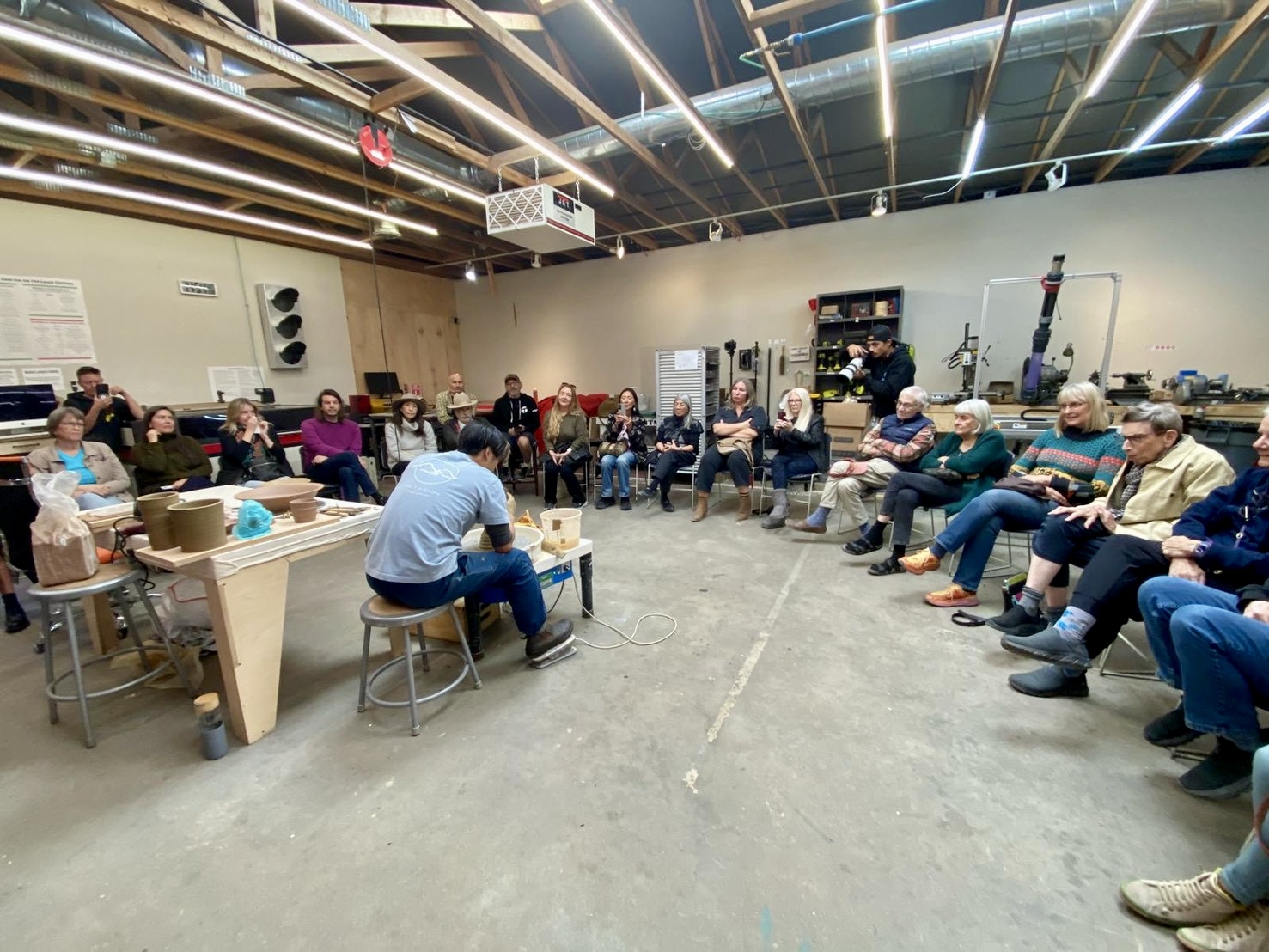 サンタフェ市でのデモンストレーション