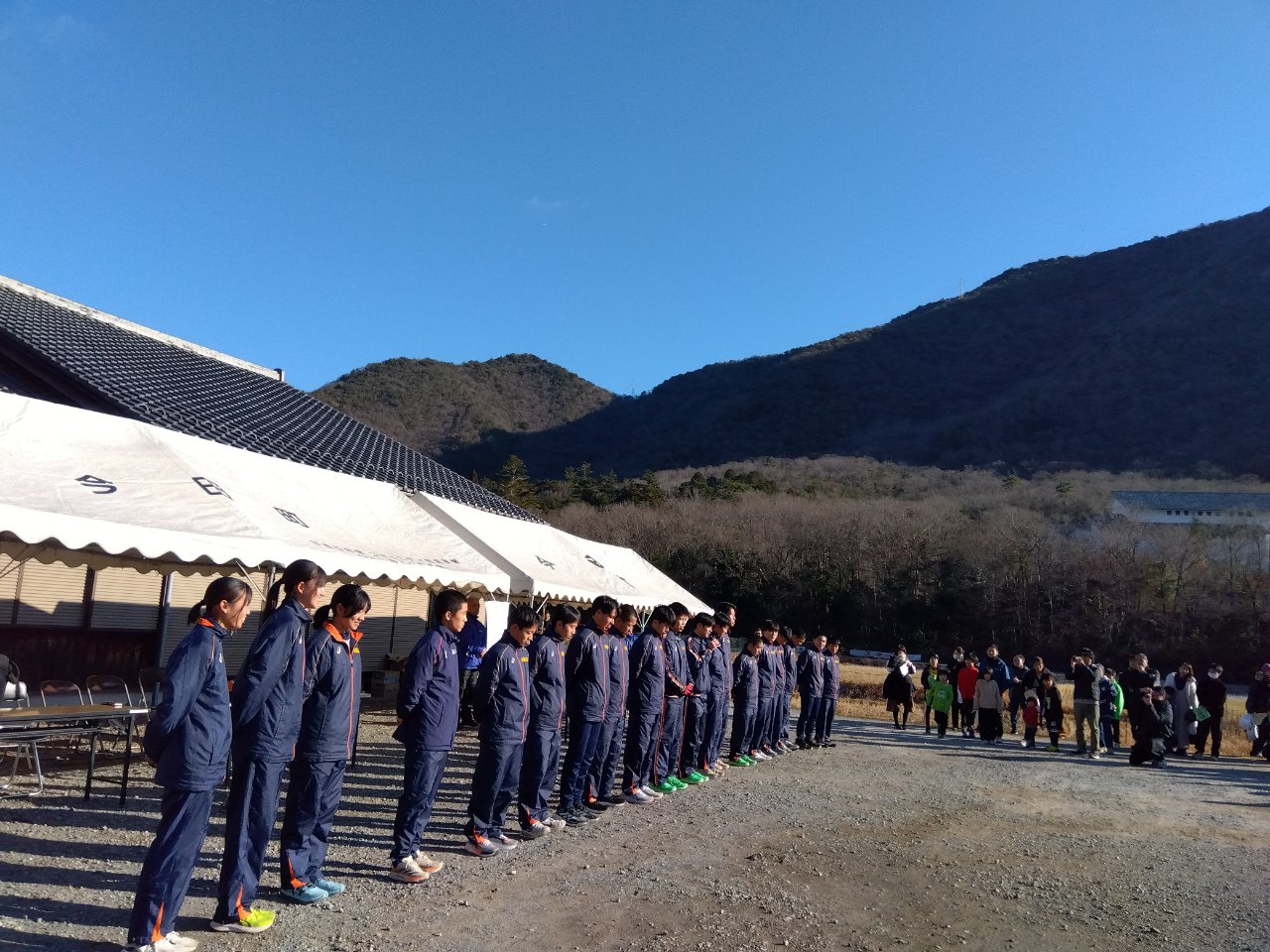 今田元旦マラソンの様子