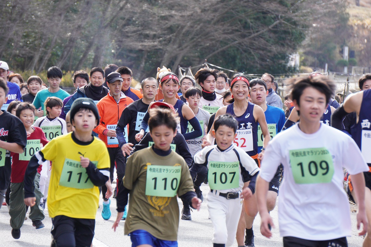 今田元旦マラソンの様子