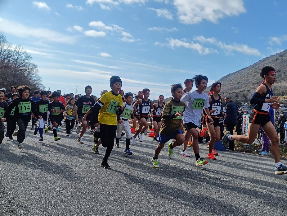 今田元旦マラソンの様子
