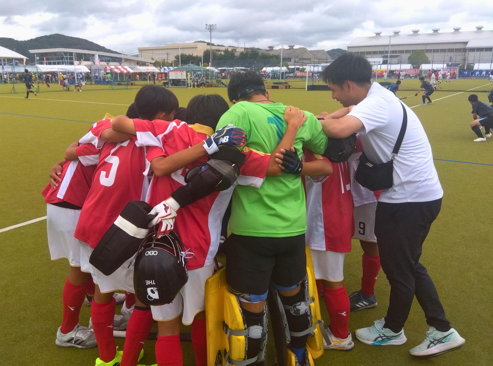 第56回全日本中学生ホッケー選手権大会の様子