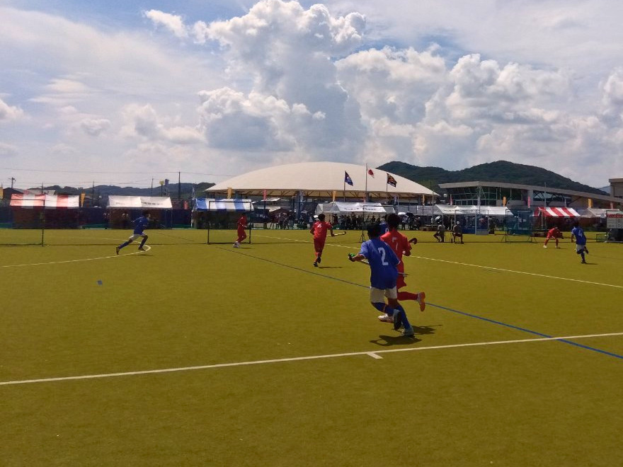 第56回全日本中学生ホッケー選手権大会の様子