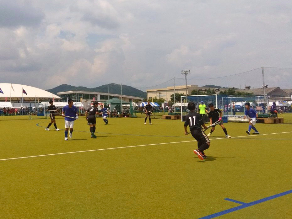 第56回全日本中学生ホッケー選手権大会の様子
