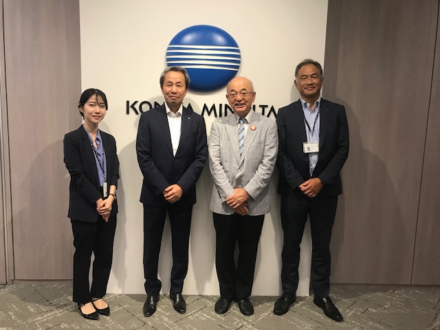 コニカミノルタの皆さんと市長