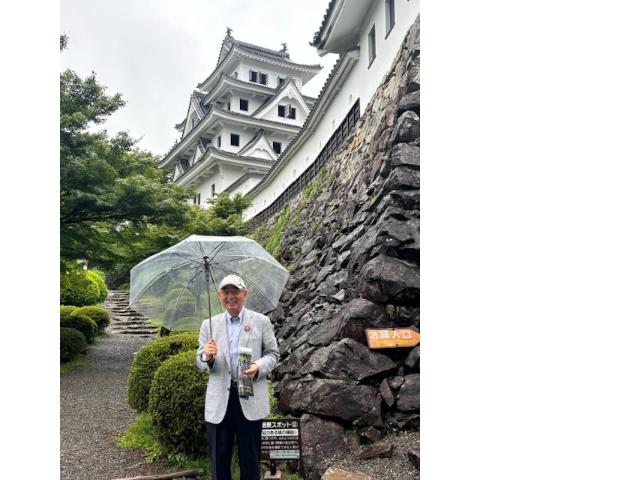 郡上のお城と市長