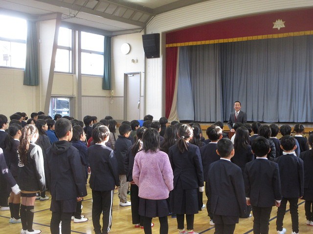 三学期始業式2