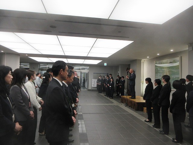 新規採用職員対面式1