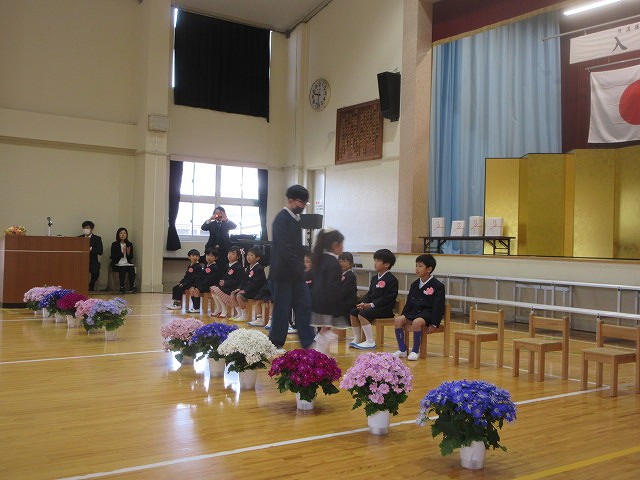 八上小学校入学式1