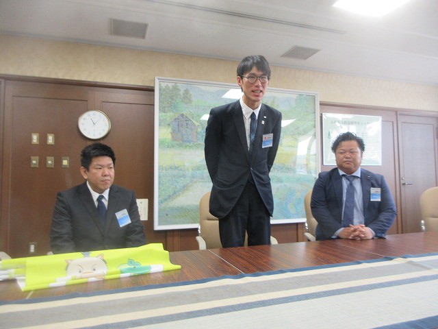 交通安全旗寄贈1