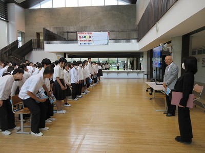 市長の学校訪問1