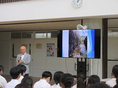 市長の学校訪問2