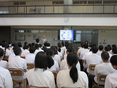 市長の学校訪問4