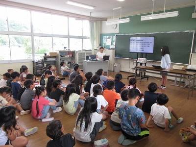 西紀小学校全校学習タイム1