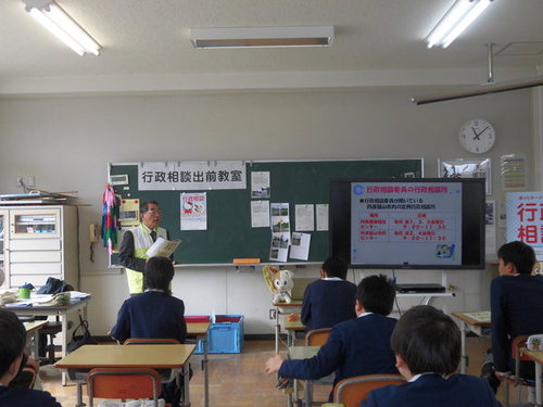 行政出前講座の様子を写した写真。