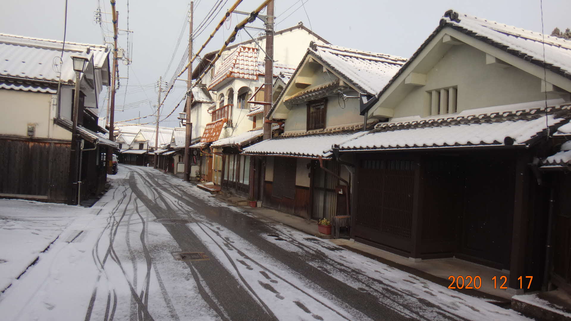うっすら雪化粧