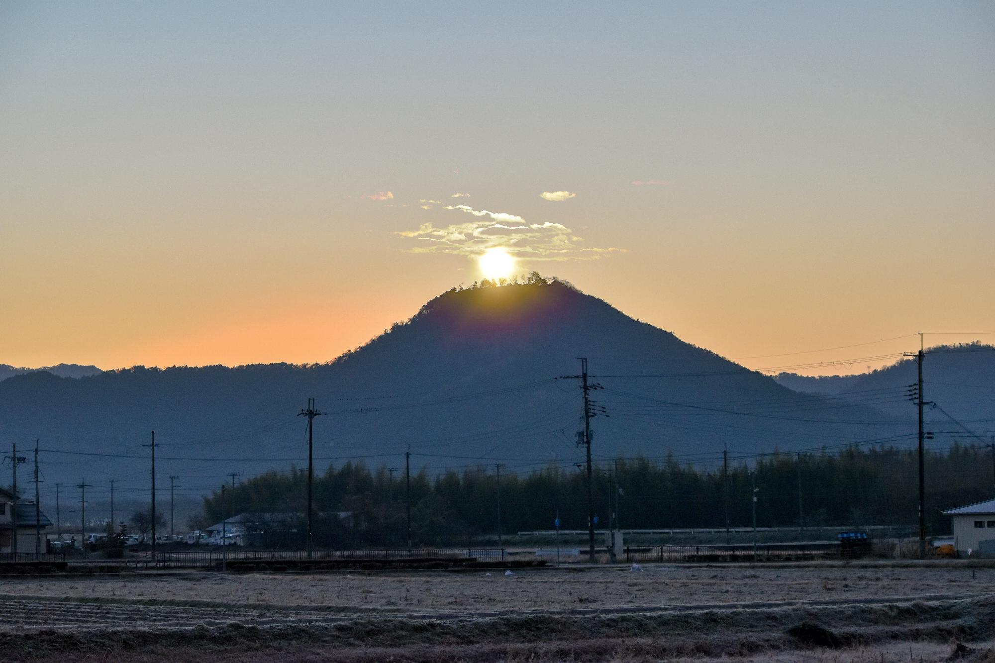 令和7年初日の出（フォト＠丹波篠山）／丹波篠山市