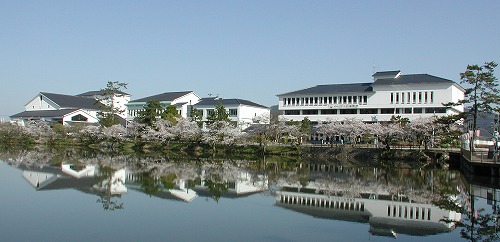 丹波篠山市役所の全体を写した写真