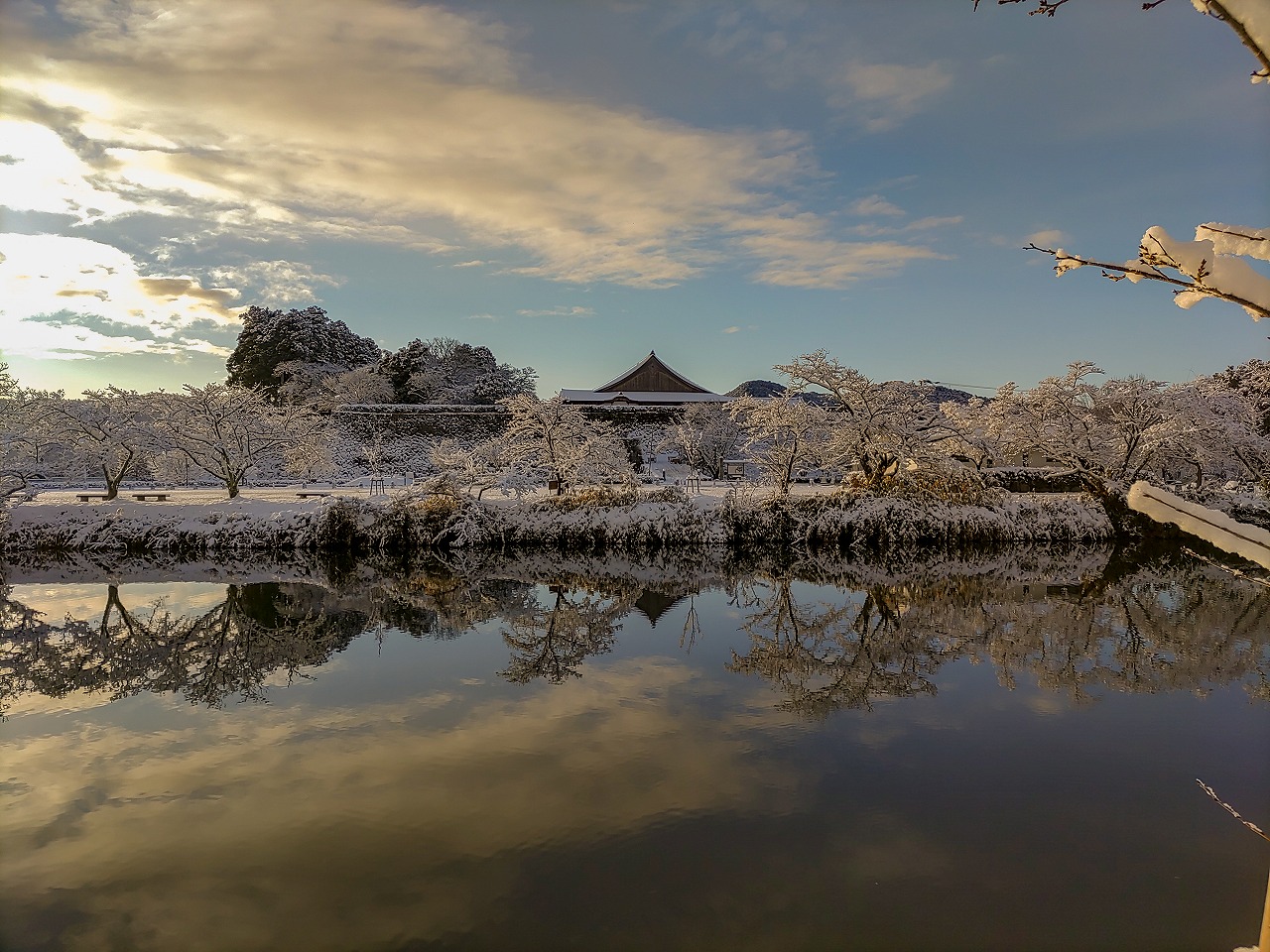 令和4年、新春朝の篠山城大書院