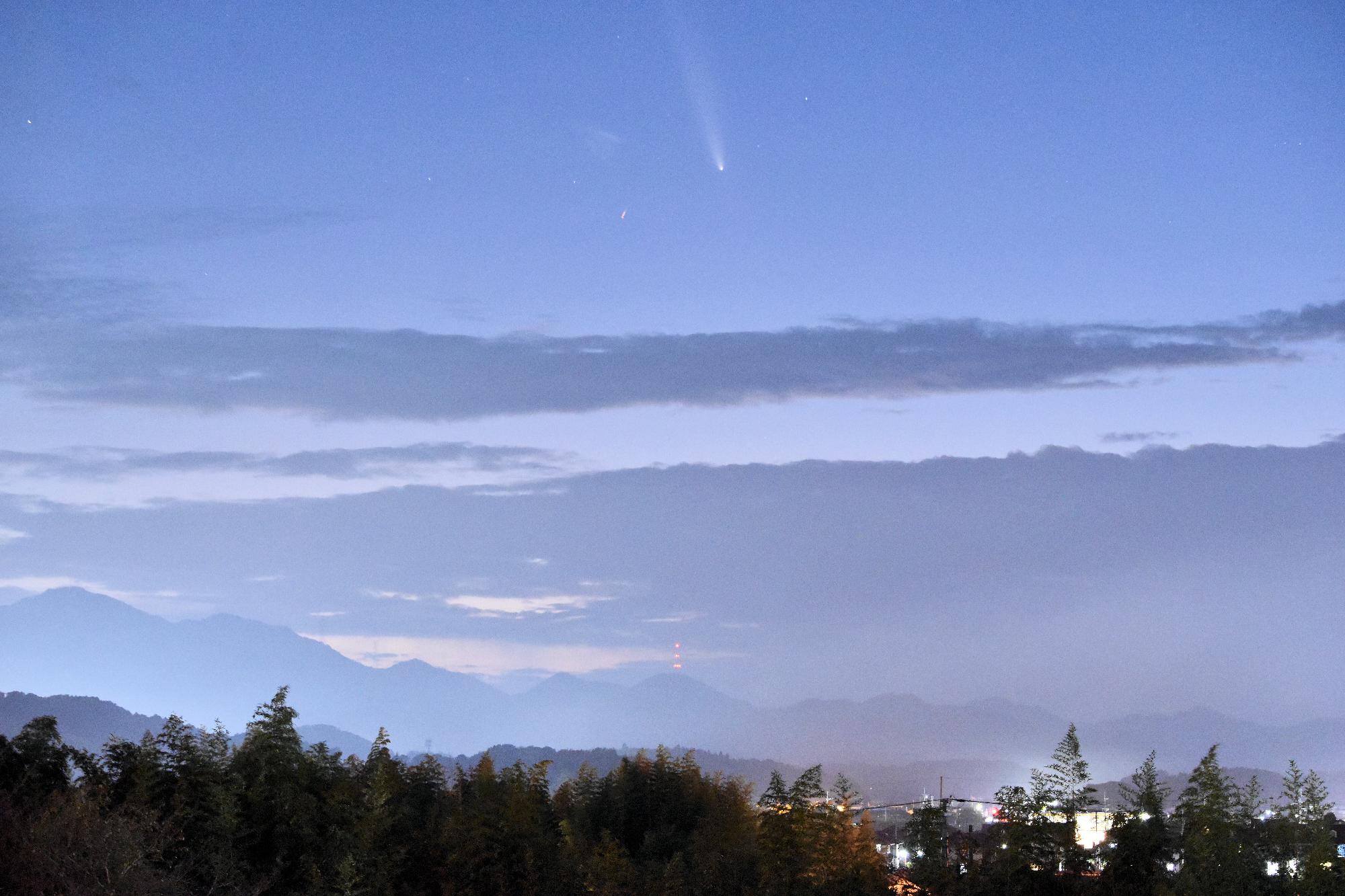 紫金山・アトラス彗星（C2023 A3）（フォト＠丹波篠山）／丹波篠山市