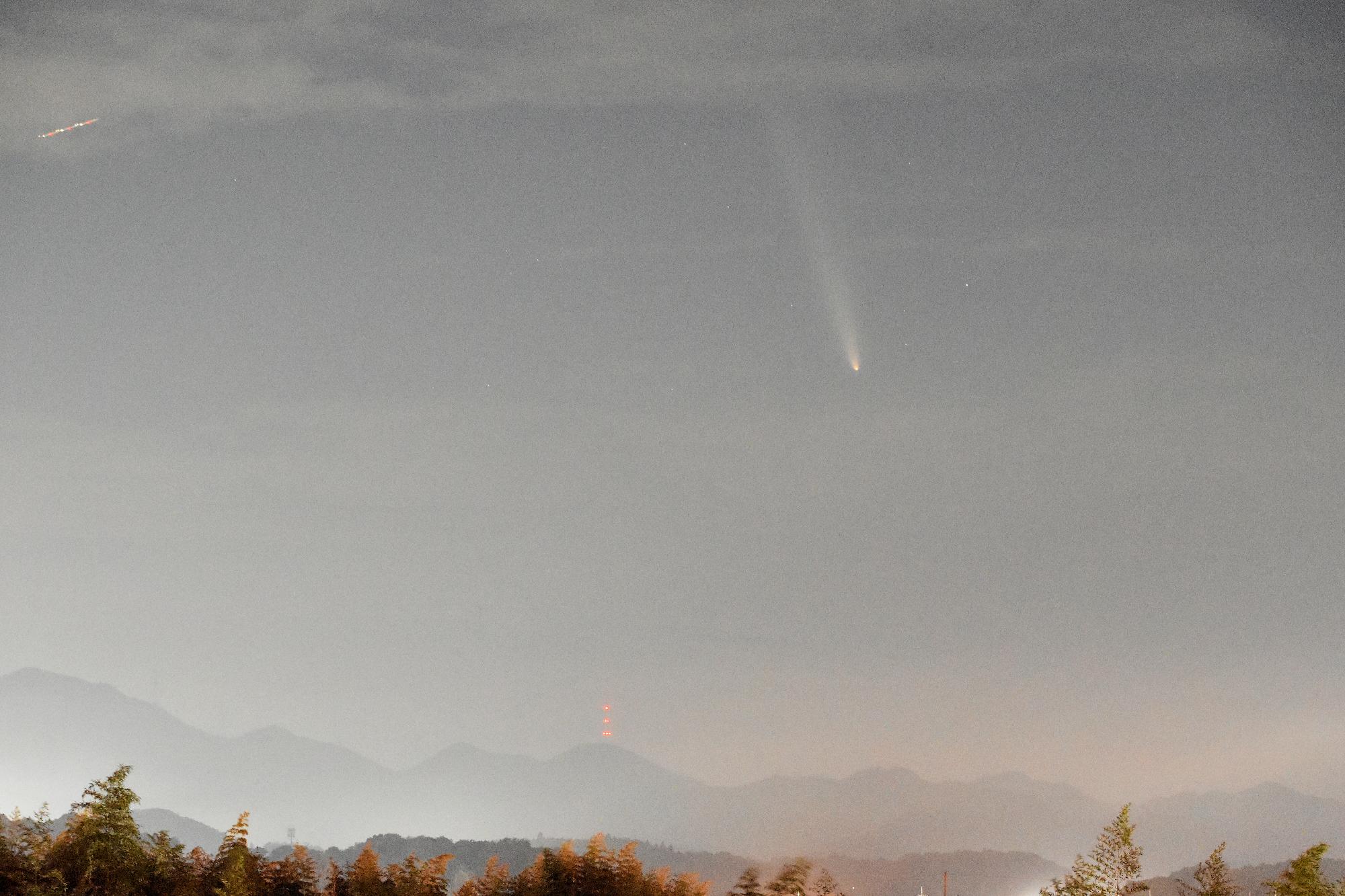 紫金山・アトラス彗星（C2023 A3）（フォト＠丹波篠山）／丹波篠山市