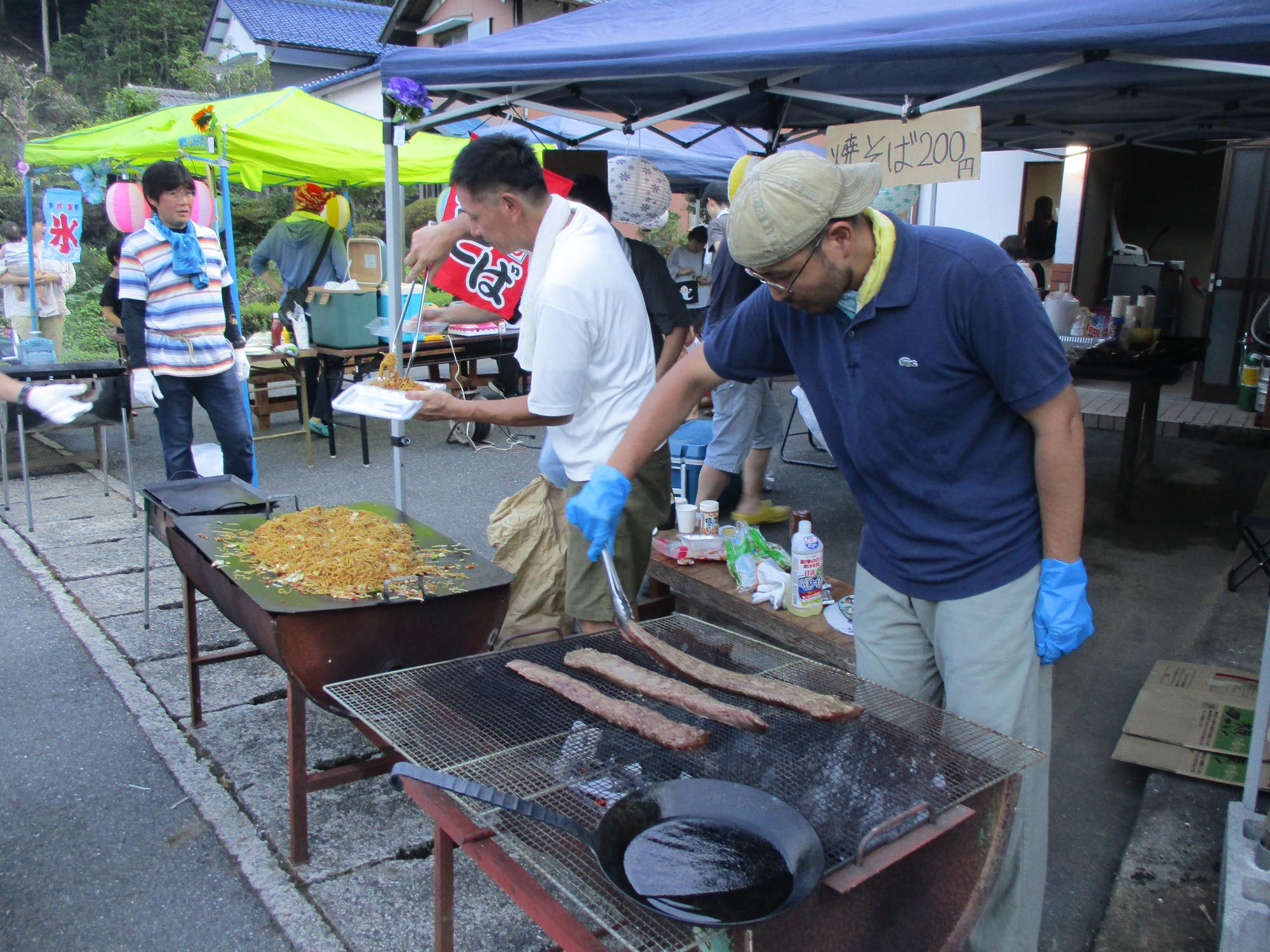 高坂自治会やきそば