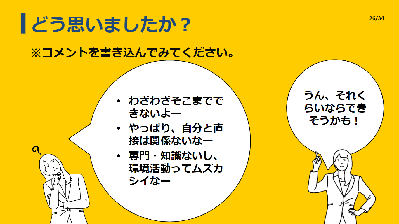 パワーポイントのスライド