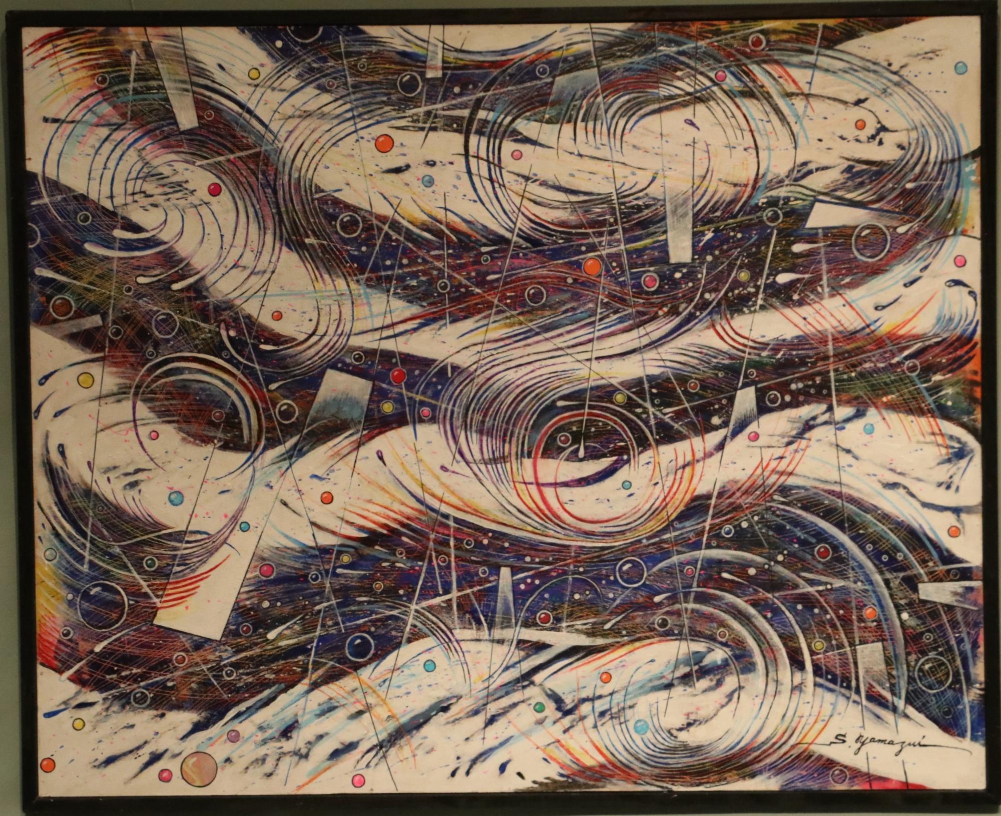 市展で市展賞を受賞した絵画の作品