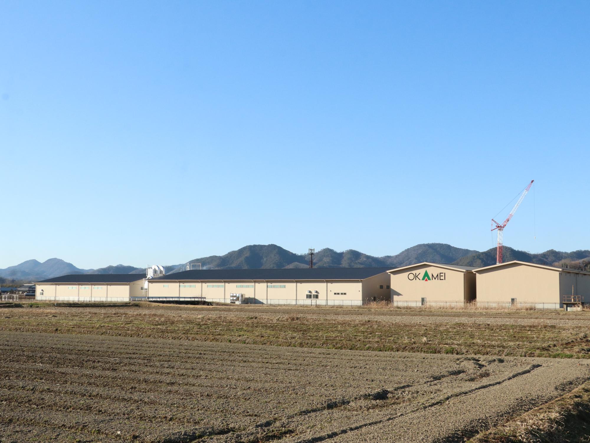 完成した工場の外観