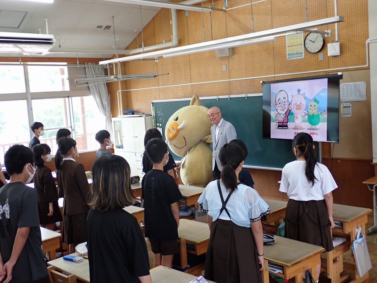 城南小学校での学校訪問3