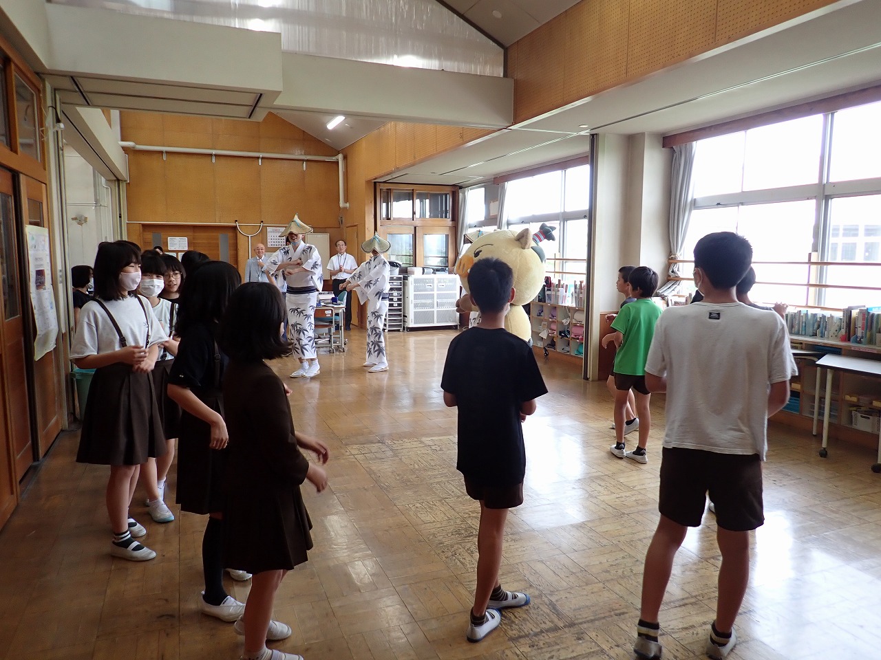 城南小学校での学校訪問4