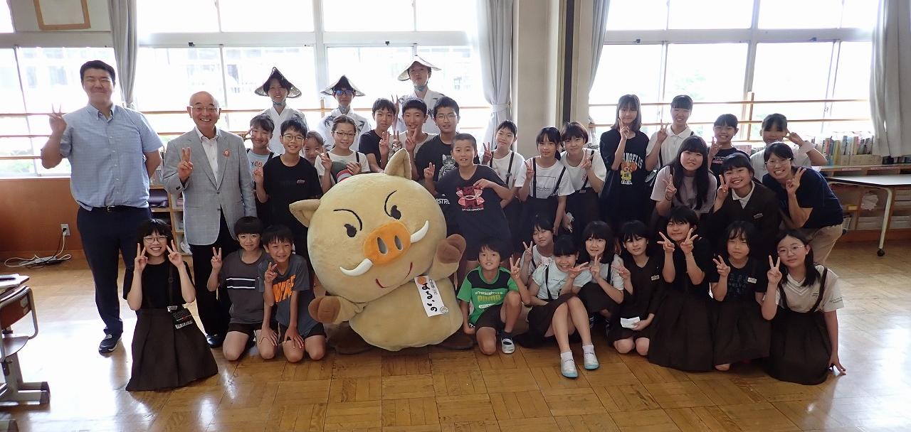 城南小学校での学校訪問5
