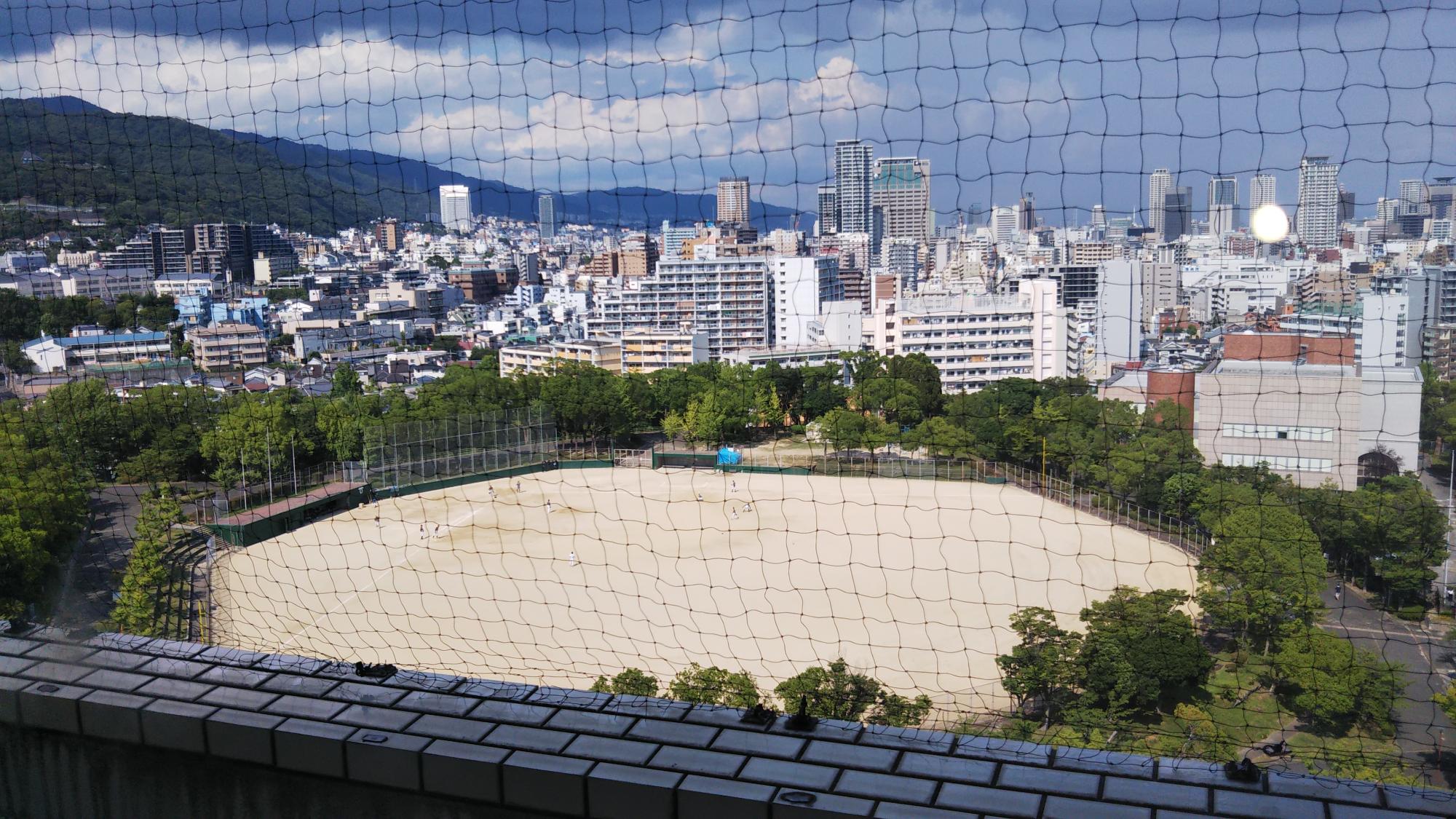 病室からの景色