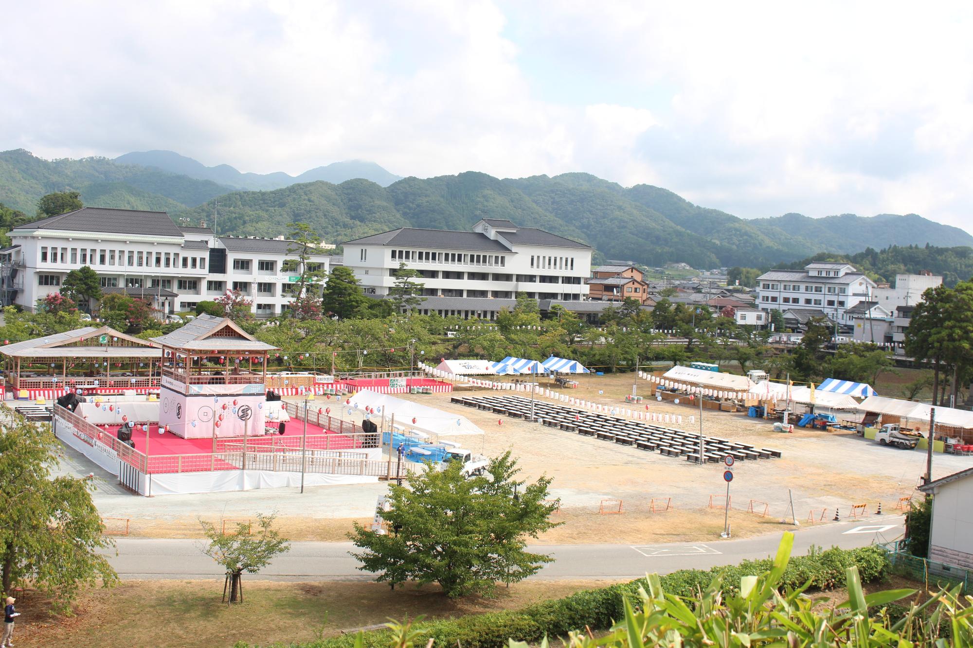 城跡から見た景色