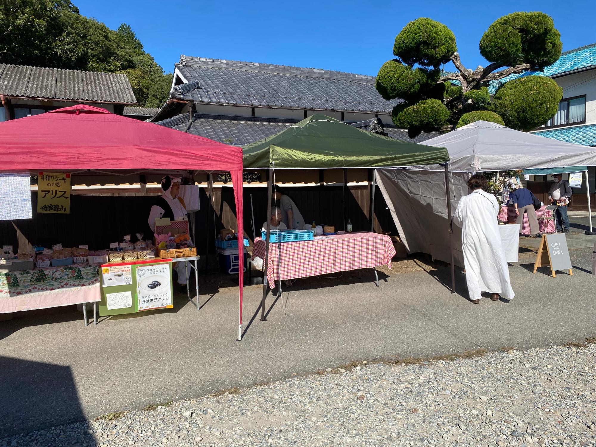 出店の様子