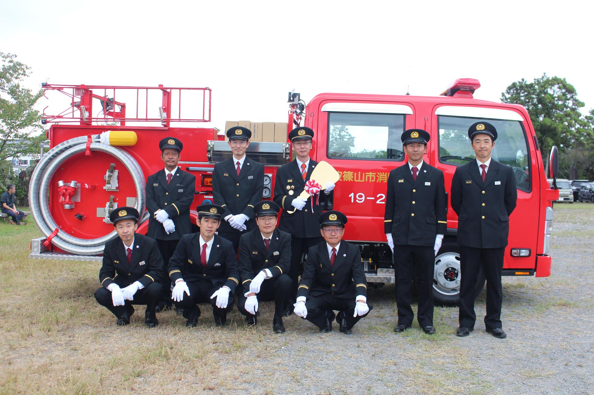 消防団の車両3台を更新！（市長日記R6.10.21）／丹波篠山市