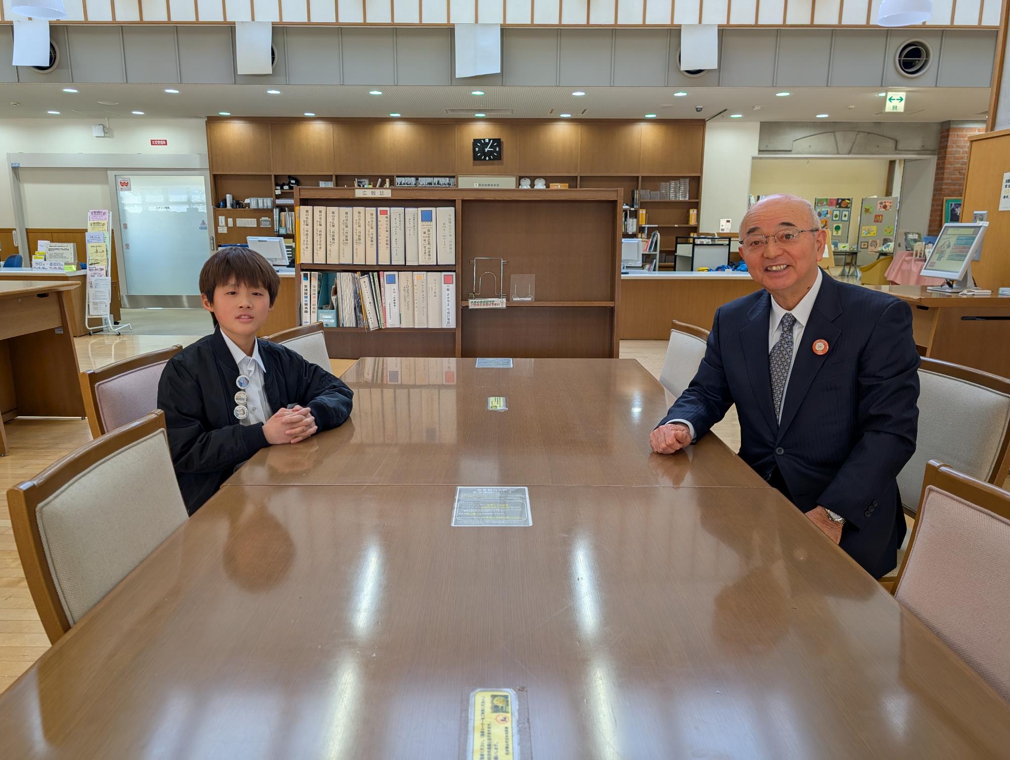 野口君と市長