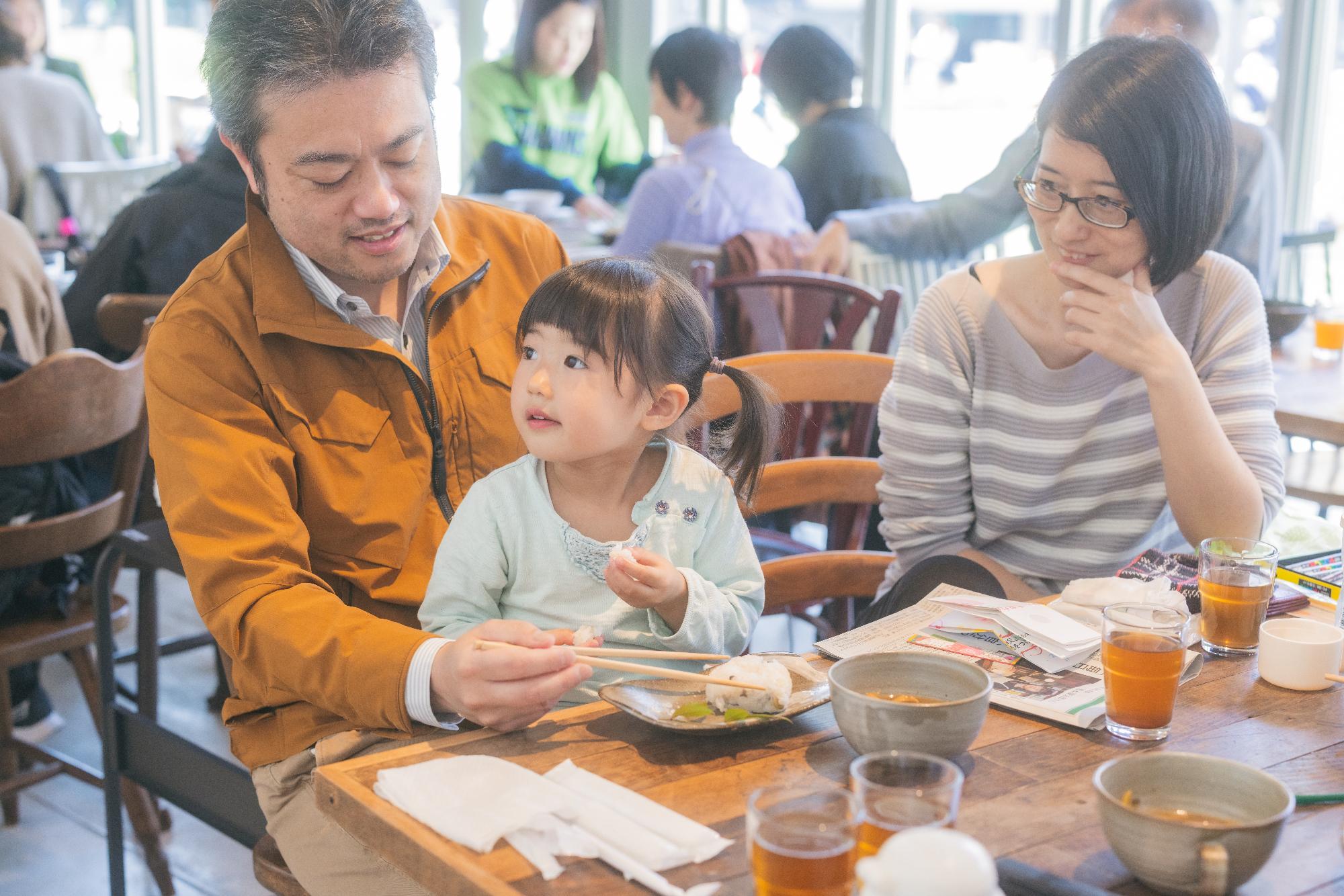 輪の里のお客さん