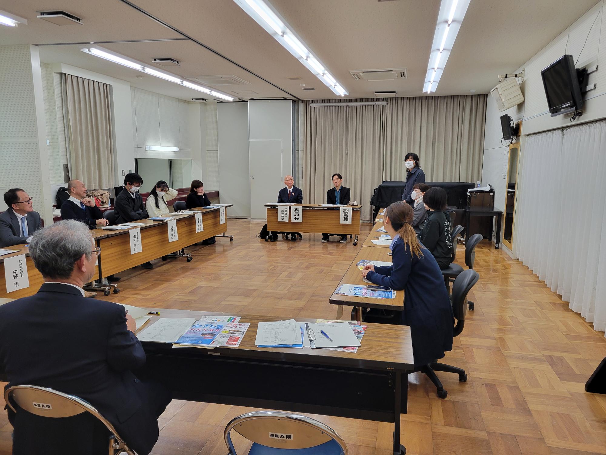 市民ミュージカル実行委員会の様子