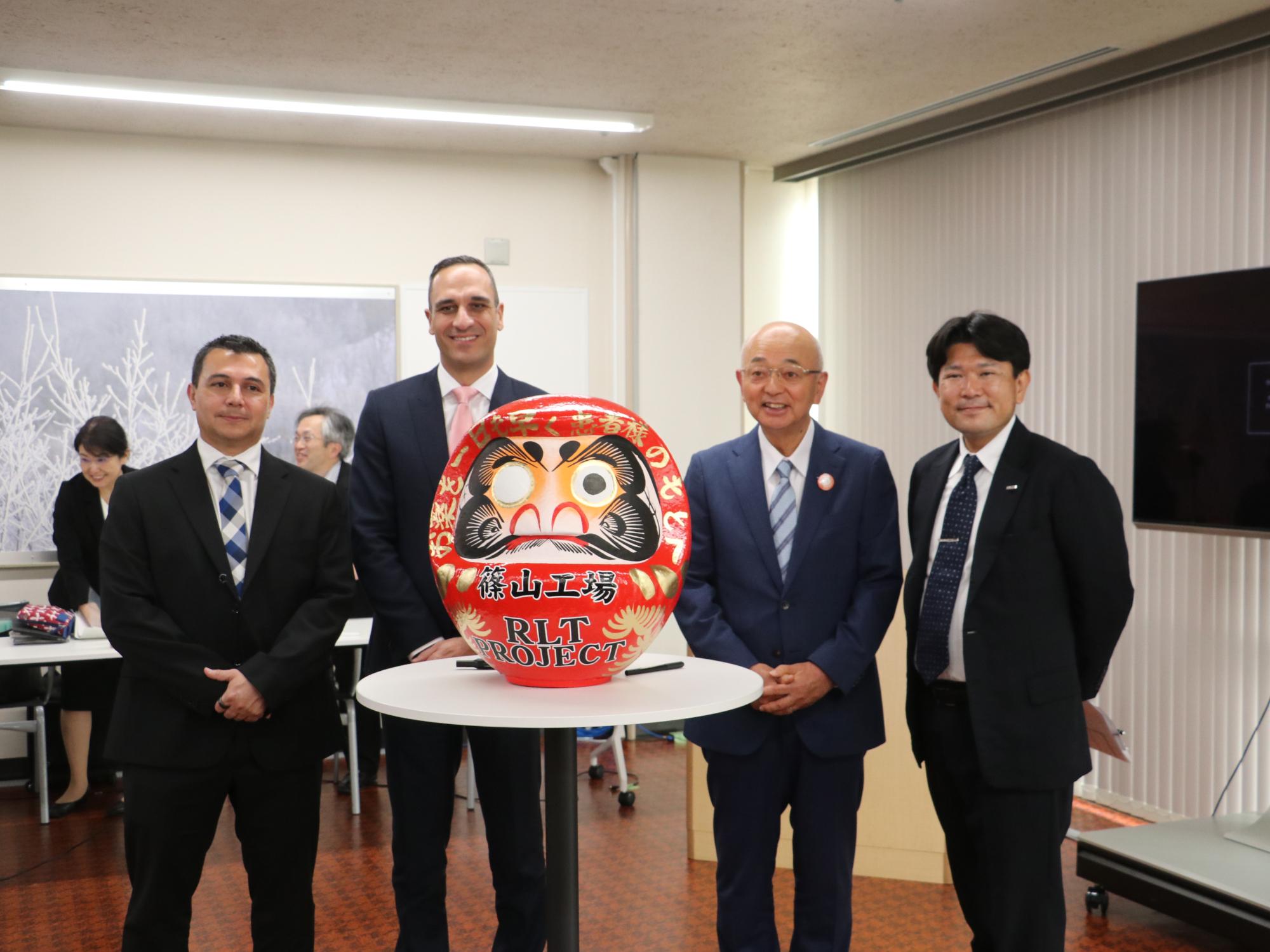 チバガイギー篠山工場の安全祈願祭の様子