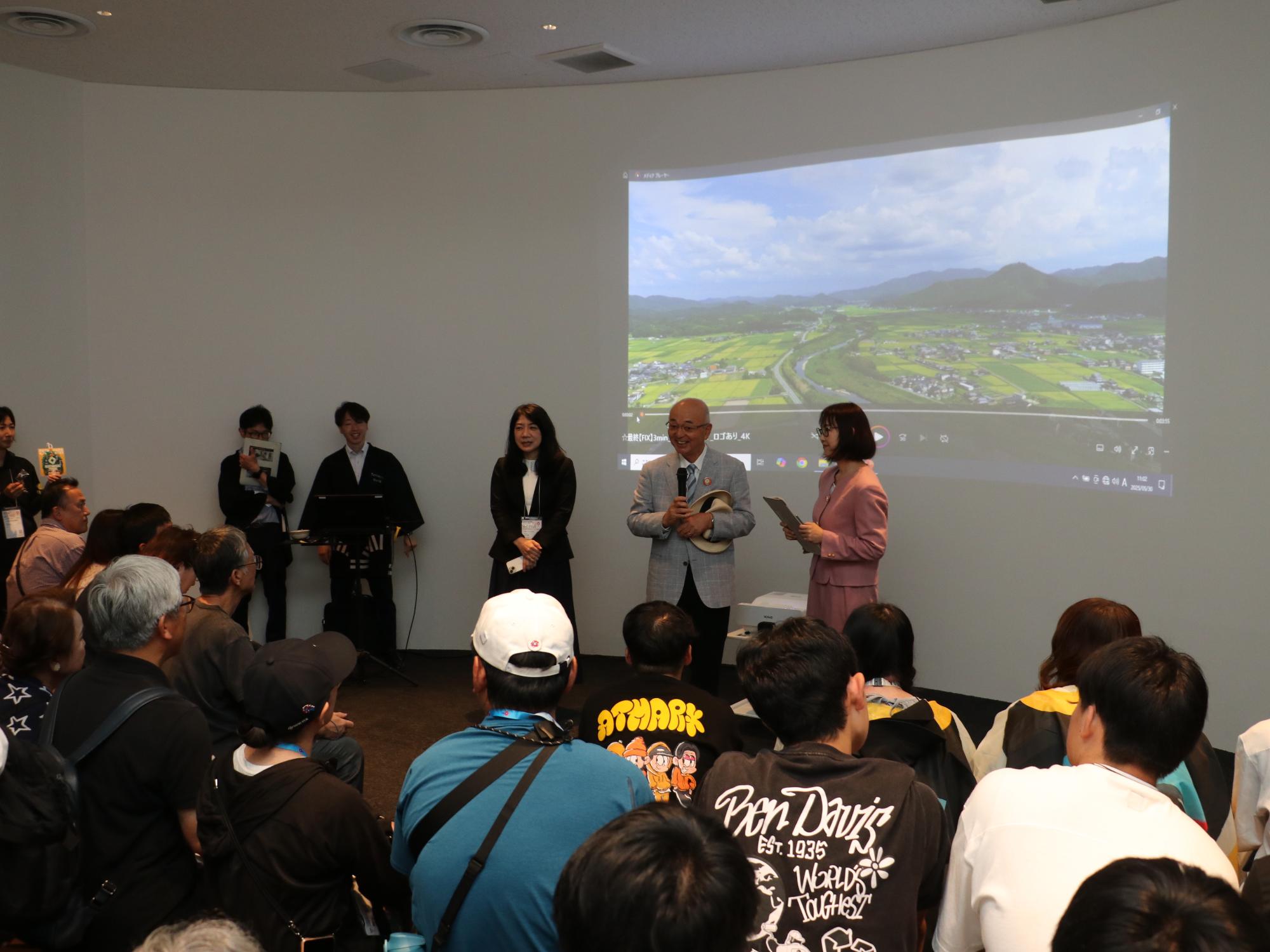 万博でのPRの様子