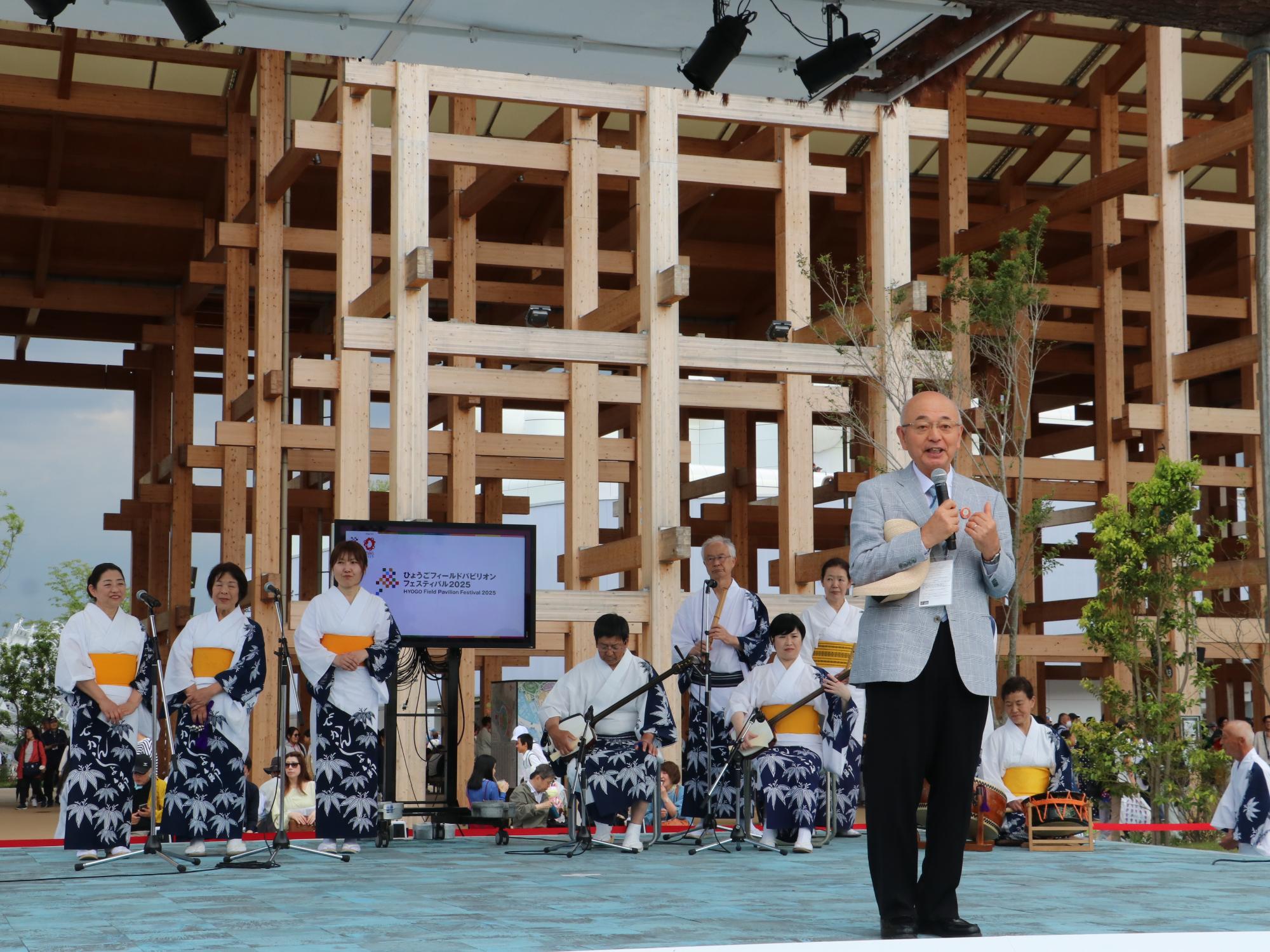 万博でのPRの様子