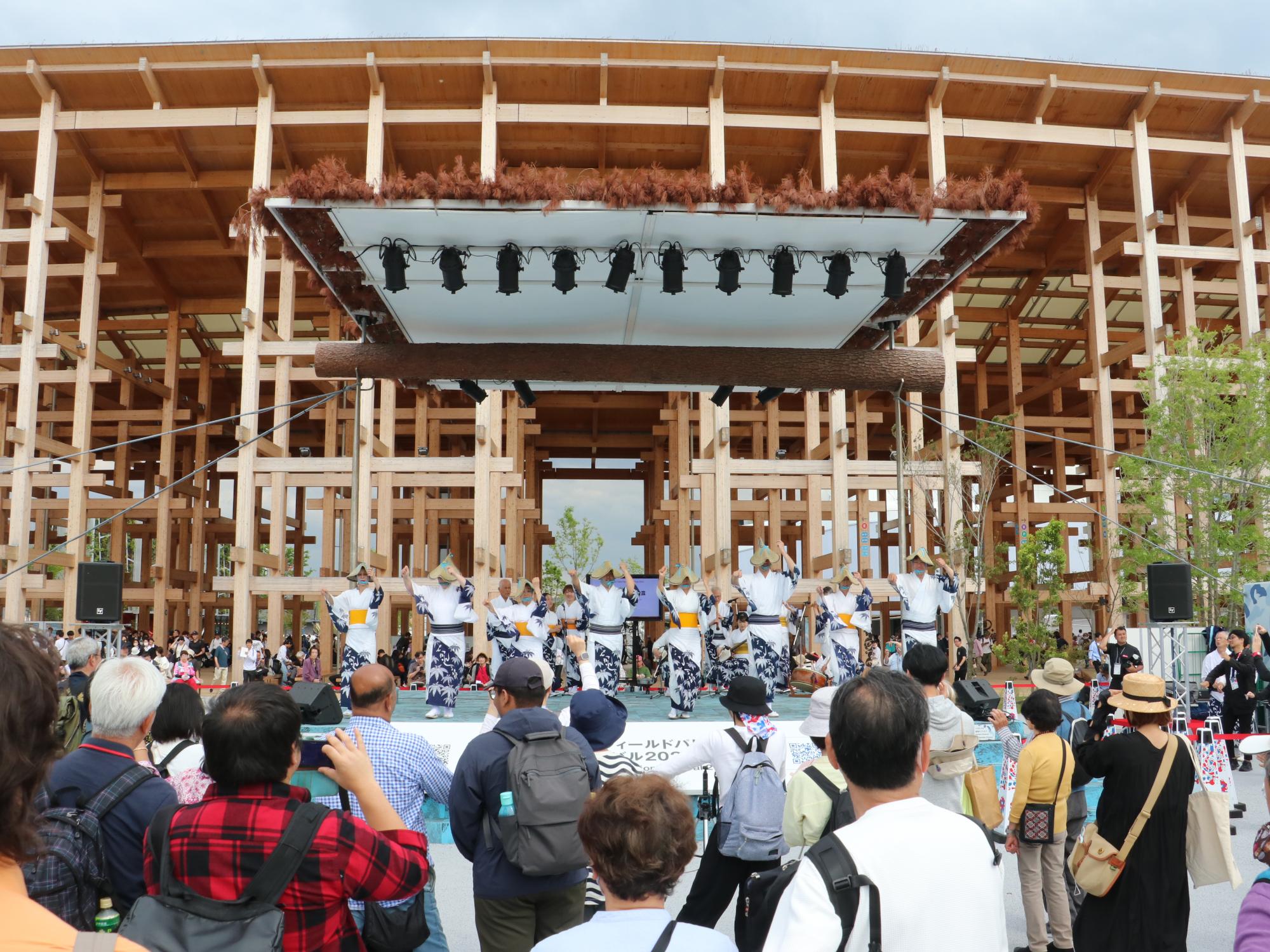 万博でのPRの様子