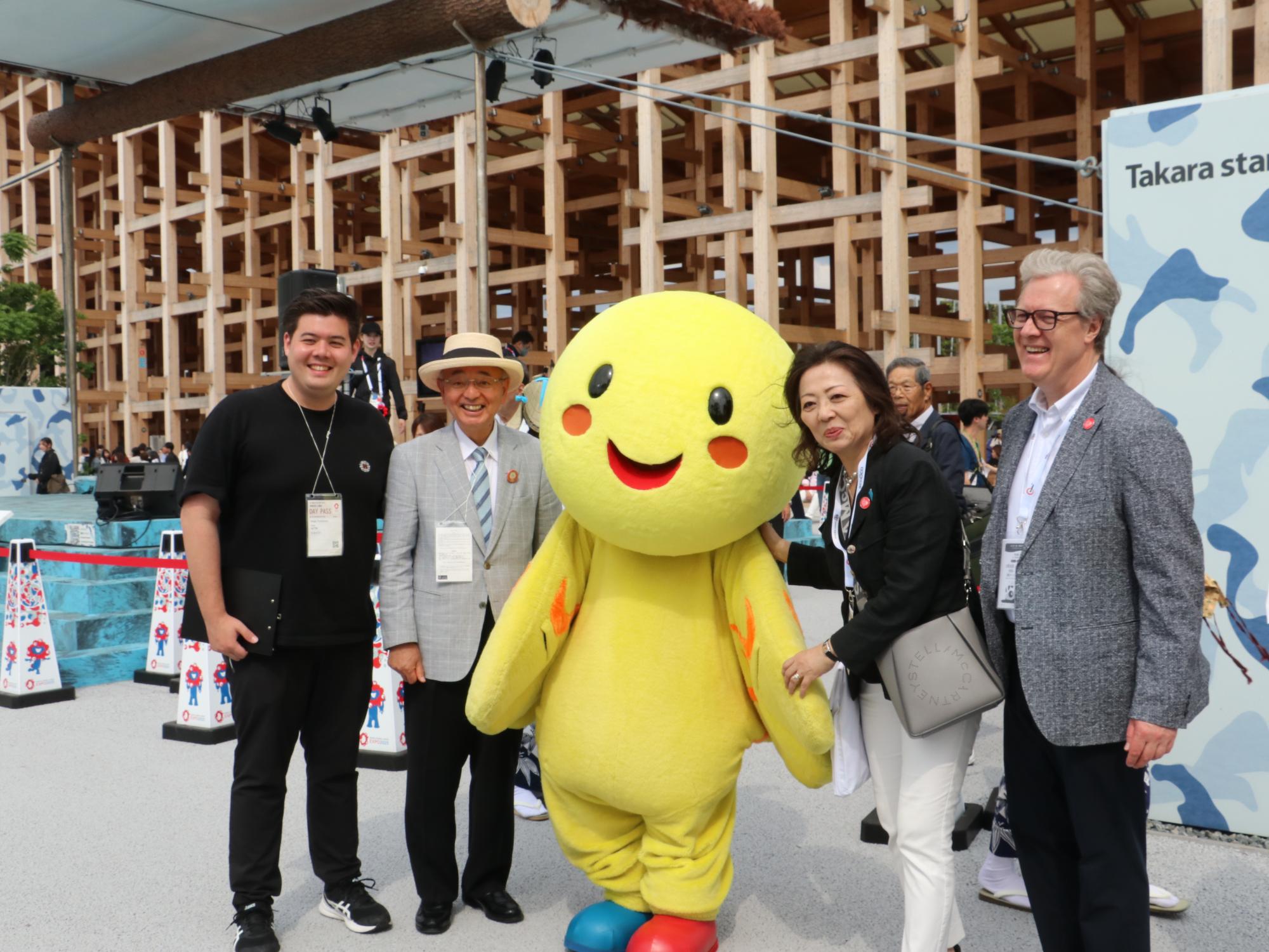 万博でのPRの様子