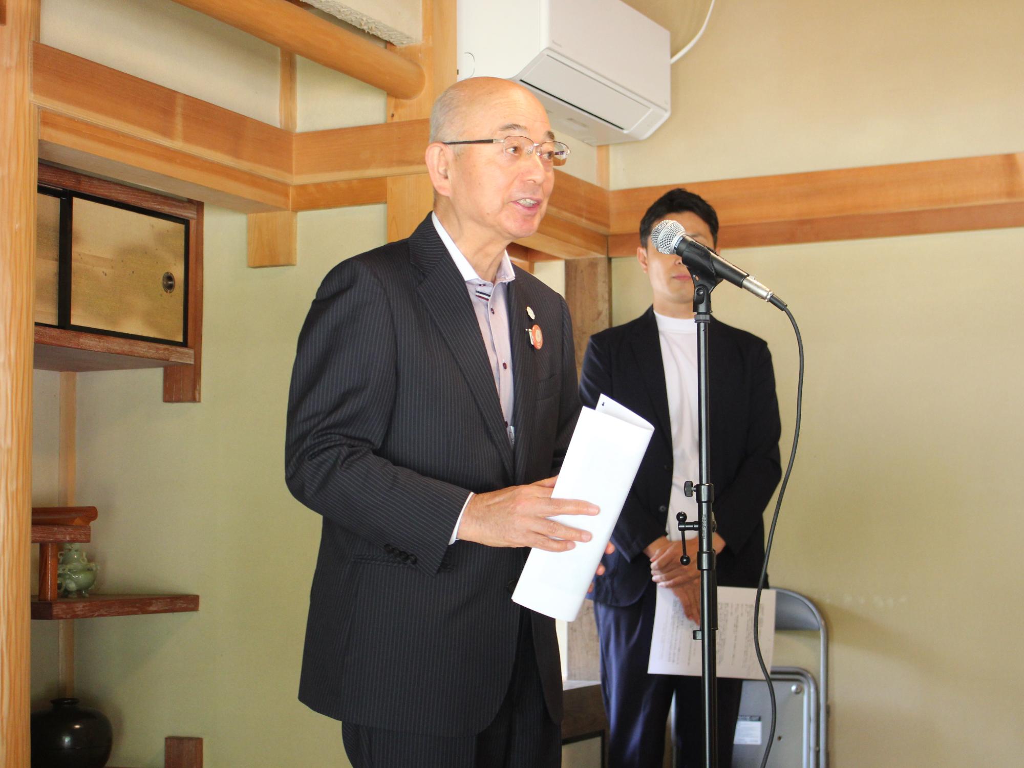 「輪の里」オープニングセレモニーの様子