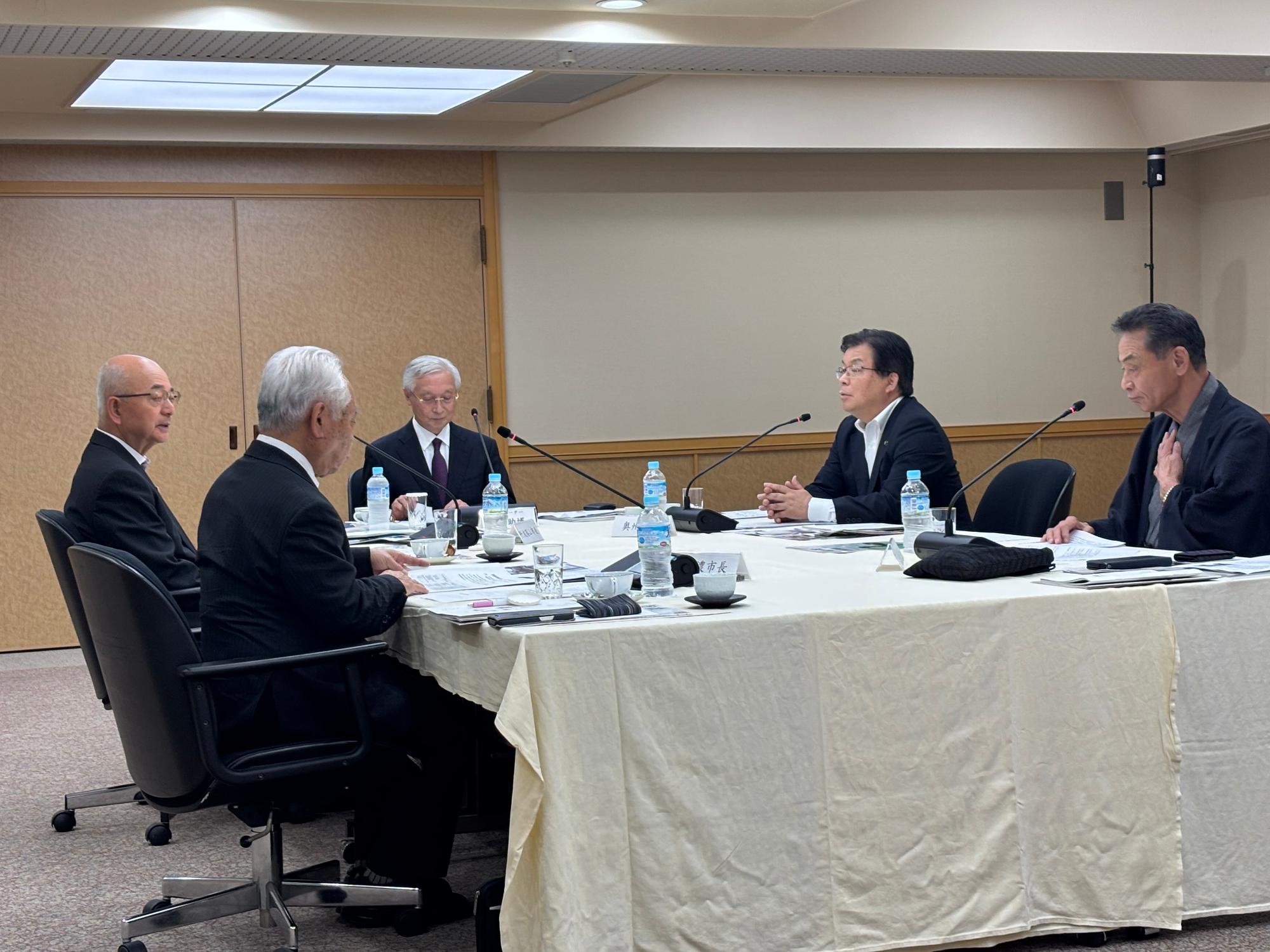 市長座談会の様子