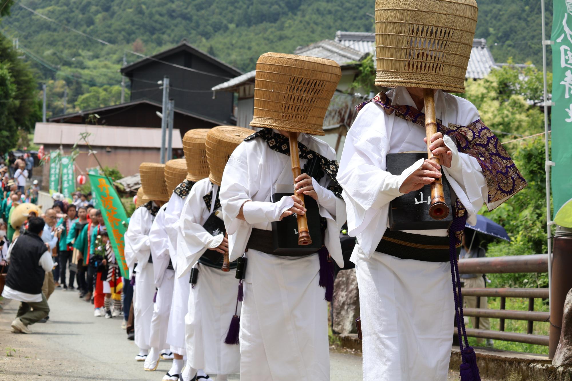 茶壺道中の様子